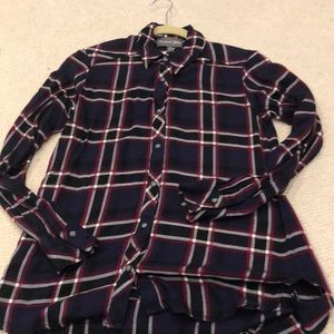 Michael Stars flannel button down xs EUC